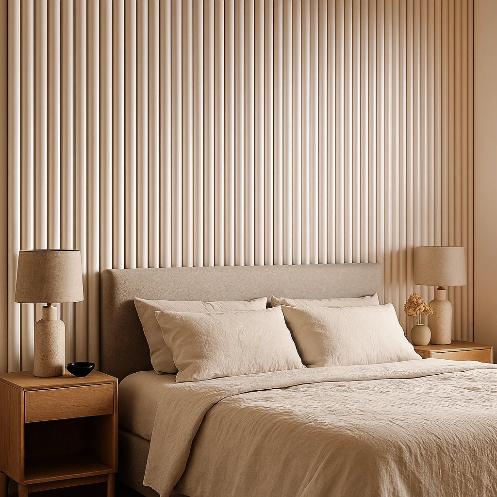 Round Paintable Slat Wall