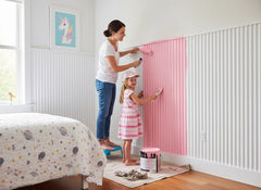 Round Paintable Slat Wall