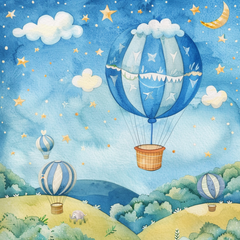 Cute Air Balloons Floating