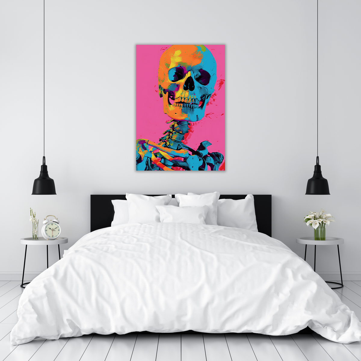 Pop Art-Style Skeleton