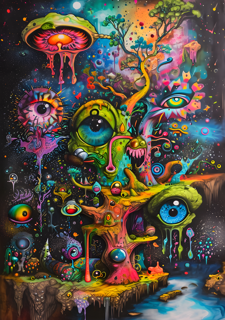 Trippy Abstract Tree