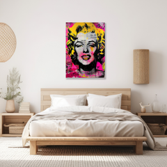 Pop Art-Style Marilyn Monroe Smiling