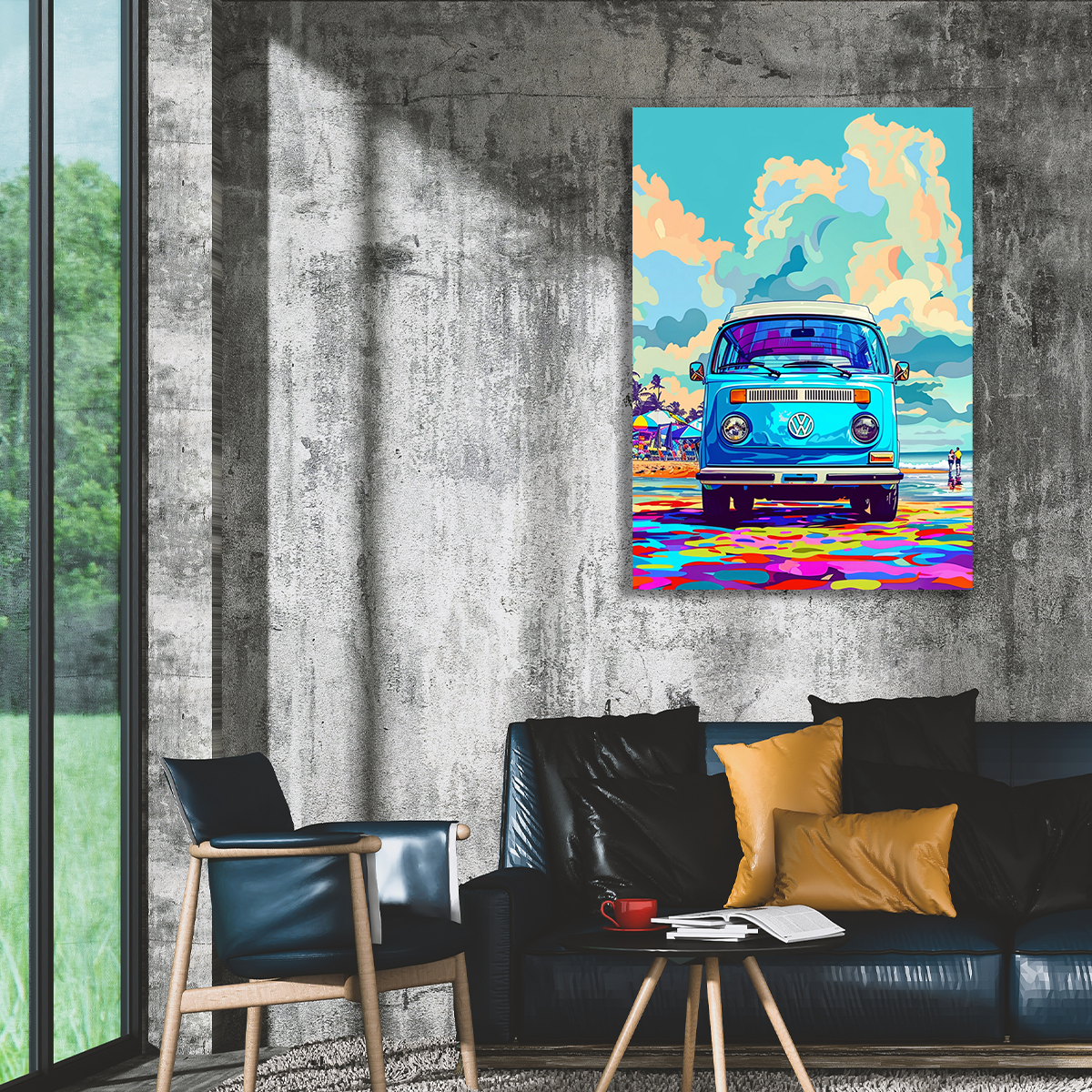 Pop Art-Style Volkswagen