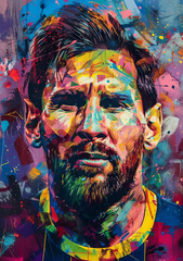 Pop Art-Style Messi