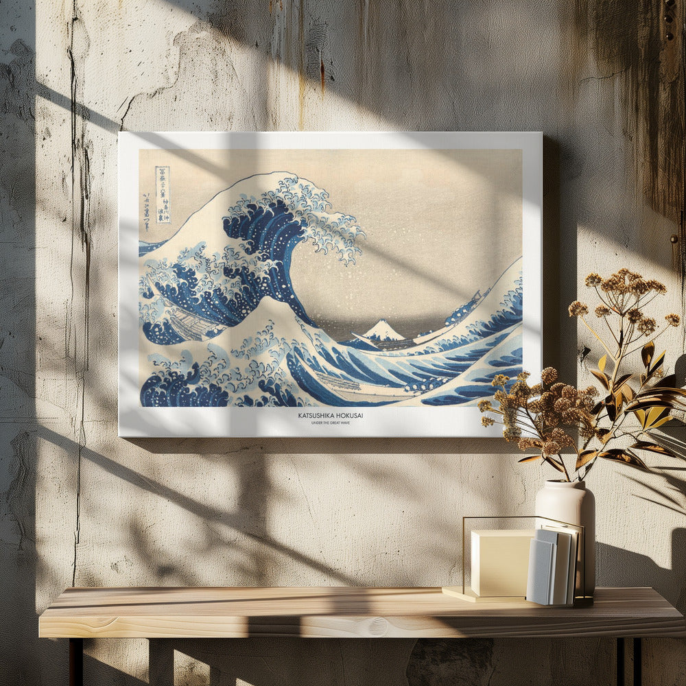 Under The Great Wave by Katsushika Hokusai