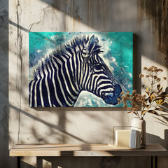 Zebra animal 1 by Justyna Jaszke