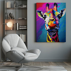 Giraffe Pop Art by Andreas Magnusson