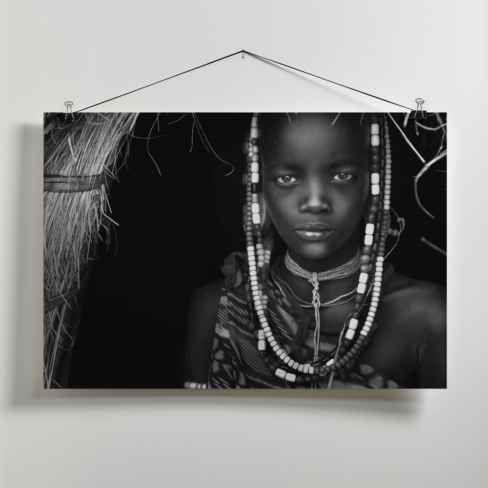 Mursi Girl by Hesham Alhumaid