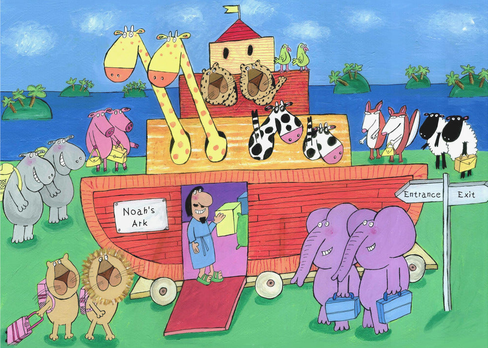 The Animals Enter Two by Two into Noah&#039;s Ark