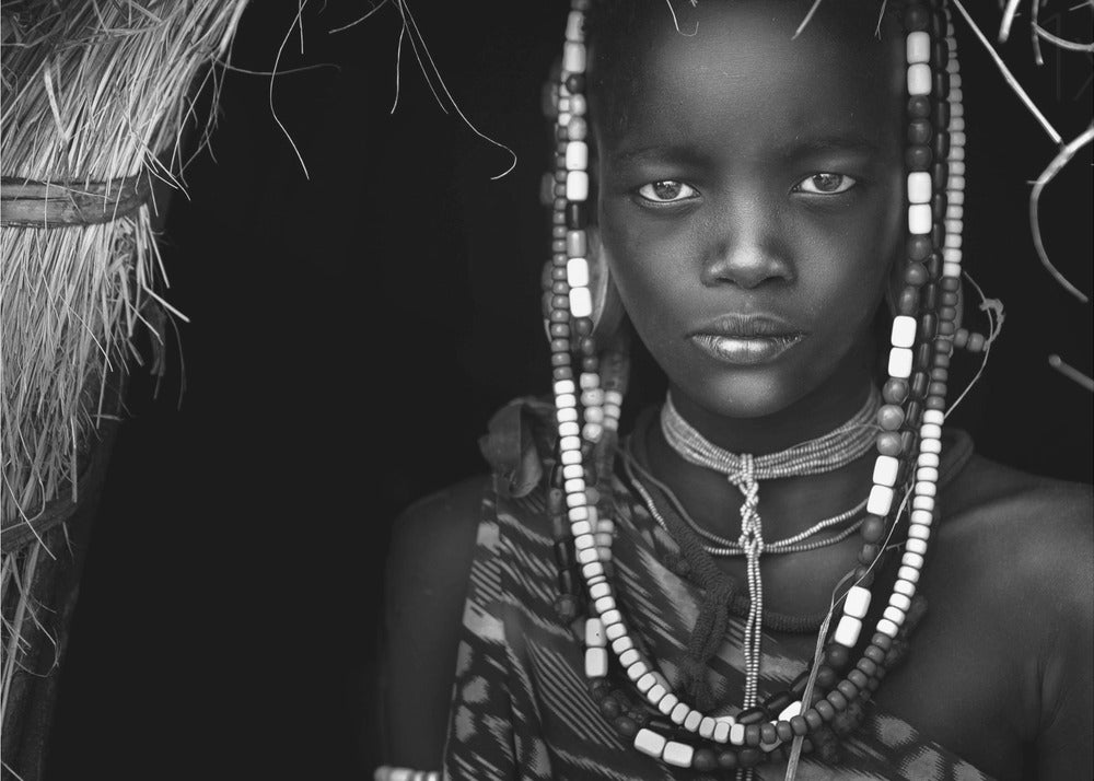 Mursi Girl by Hesham Alhumaid