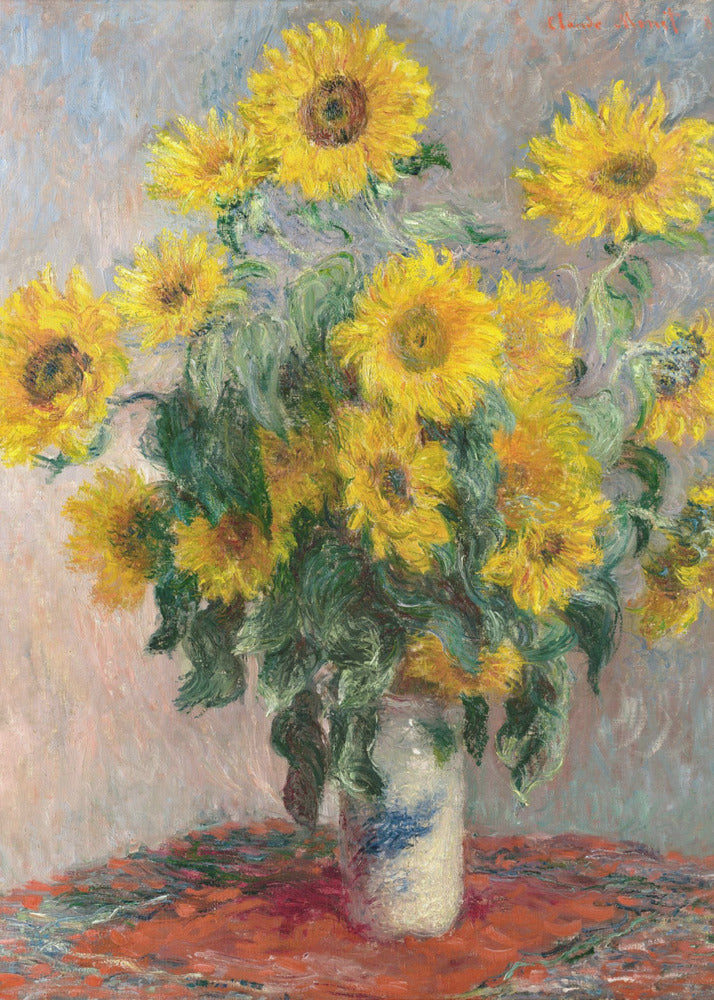 Bouquet Of Sunflowers by Claude Monet