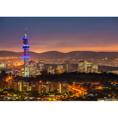 Wall Art Print - Pretoria South Africa as viewed from Klapperkop Hill