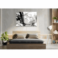 Wall Art Print - Abstract Ink Paint Vector Background
