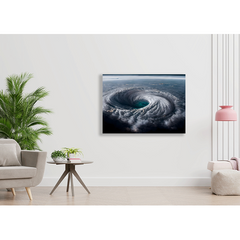Wall Art Print - A Hurricane Over Water