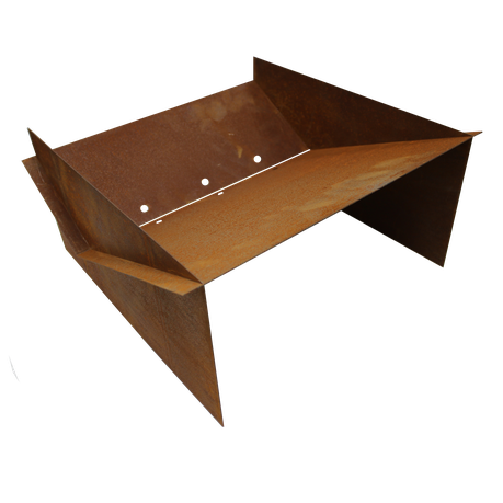 Storm Flame Fire Pit Rust