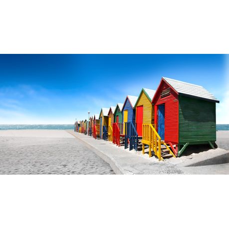 Wall Art Print - Bathing cabins