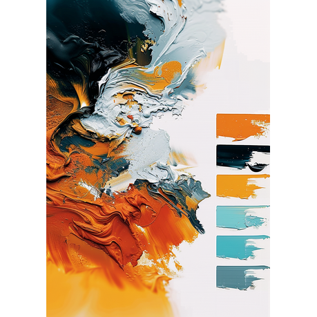 Wall Art Print - Abstract Choose Your Colour Palette
