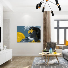 Wall Art Print - Surrealism Citrus Woman