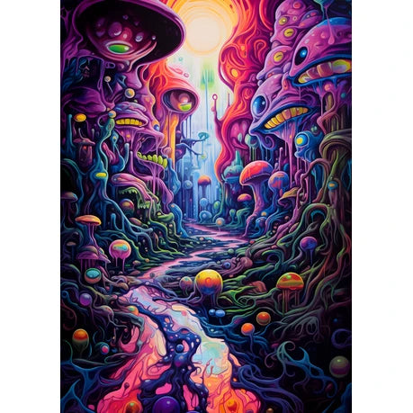 Wall Art Print - Alien landscape