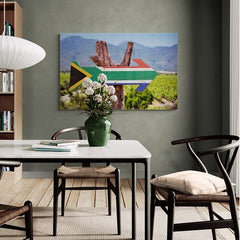 Wall Art Print- South Africa Flag
