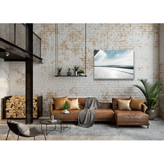 Wall Art Print - Empty Floor with Modern Cityscape in New York