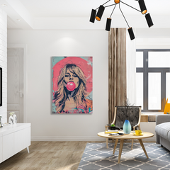 Wall Art Print - Popart Blow Bubbles