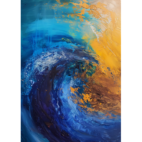 Wall Art Print - Abstract Wave