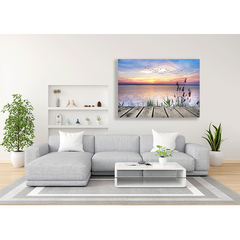 Wall Art Print - El Lago De Las Nubes De Colores