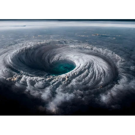Wall Art Print - A Hurricane Over Water