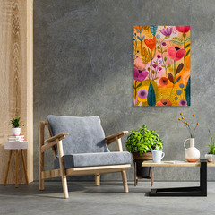 Wall Art Print - Abstract Flowers