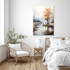Wall Art Print - Autumn stream