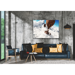 Wall Art Print - Steampunk Concept Balloon Airship