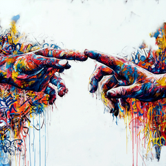 Wall Art Print - Popart The Touch