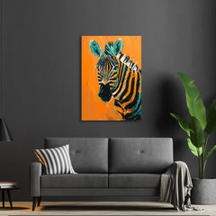 Wall Art Print- Orange stripes