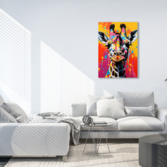 Wall Art Print - Popart Giraffe