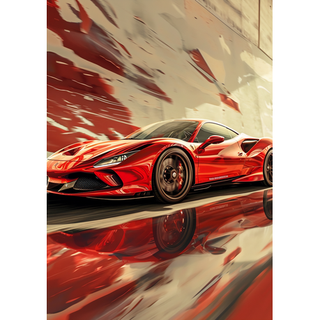 Wall Art Print - Fast Car