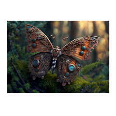 Wall Art Print - Steampunk Butterfly