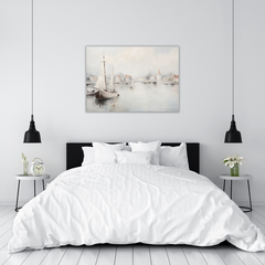 Wall Art Print - Boat on the lake
