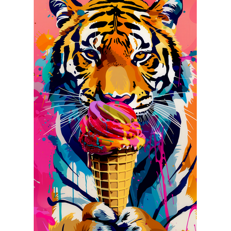 Wall Art Print - Exotic Ice-cream
