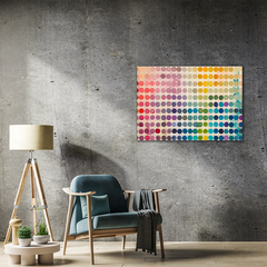 Wall Art Print - Abstract round colours