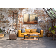 Wall Art Print - Hugh Science Fiction Monolith