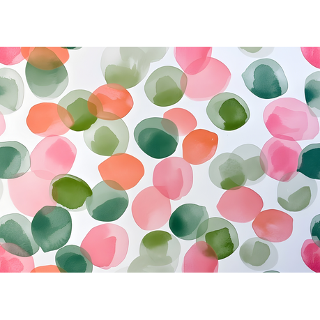 Wall Art Print - Abstract Leaves Horizontal