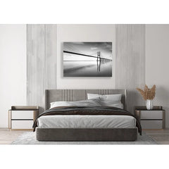 Wall Art Print - Black and White Bridge