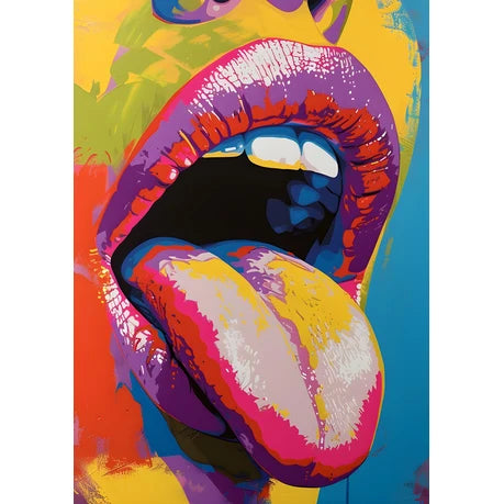 Wall Art Print - Stick your tongue out