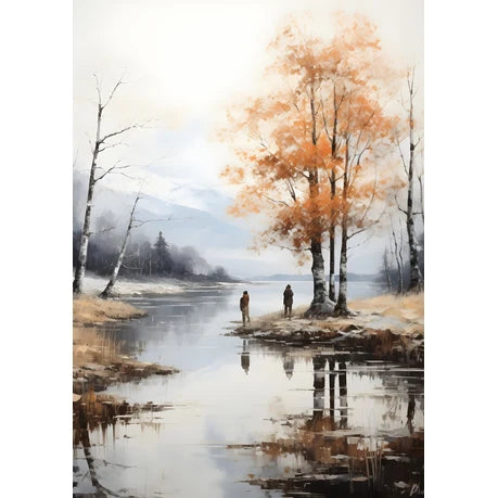 Wall Art Print - Autumn stream