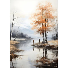 Wall Art Print - Autumn stream