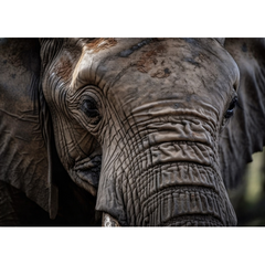 Wall Art Print - Gaze at The Wild Beauty of The Elephant