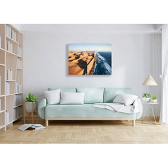 Wall Art Print - Where Namib desert and the Atlantic Ocean meets