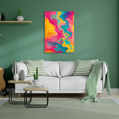 Wall Art Print - Colour Swirls