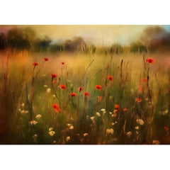 Wall Art Print - Beautiful Nature in brown and orange